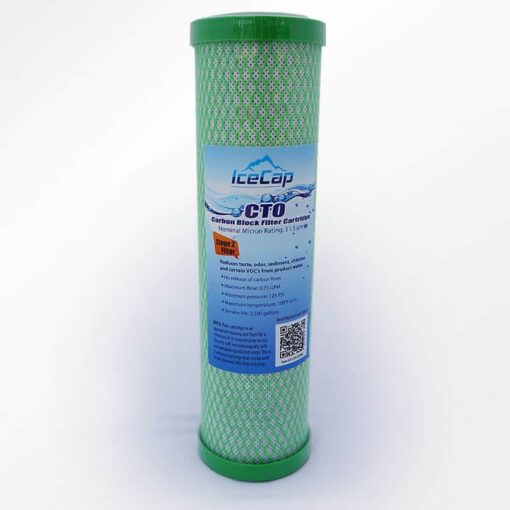 IceCap 10" CTO Carbon Block Reverse Osmosis Prefilter