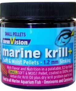 V2O Foods New Vision Marine Krill Plus Soft and Moist Pellets (2.8oz 1.2mm)