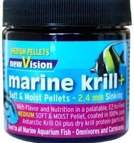 V2O Foods New Vision Marine Krill Plus Soft and Moist Pellets (2.8oz 2.4mm)