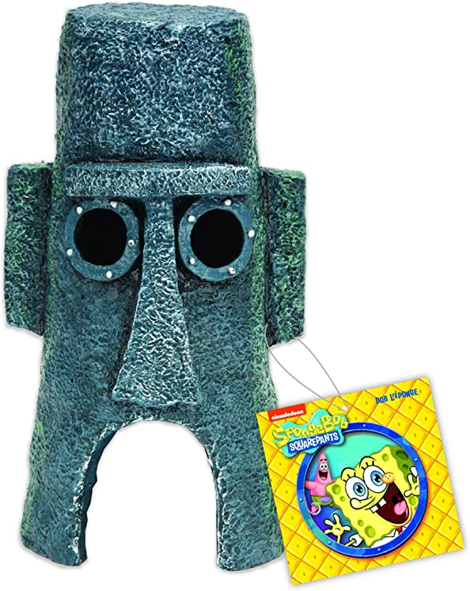 schrijven Versterken acuut Penn-Plax Spongebob Squarepants (Officially Licensed) Aquarium Decor  Ornaments - Mi Arrecife
