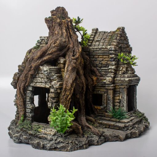 Fish Tank Decorations Aquarium Décor Resin Artificial Tree Trunk Root - Image 2